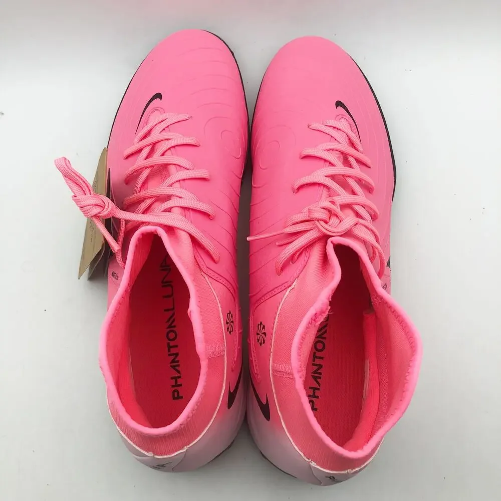 Nike Phantom Luna 2 Academy TF Soccer Cleats Mens 11 Pink Turf Shoes NIB